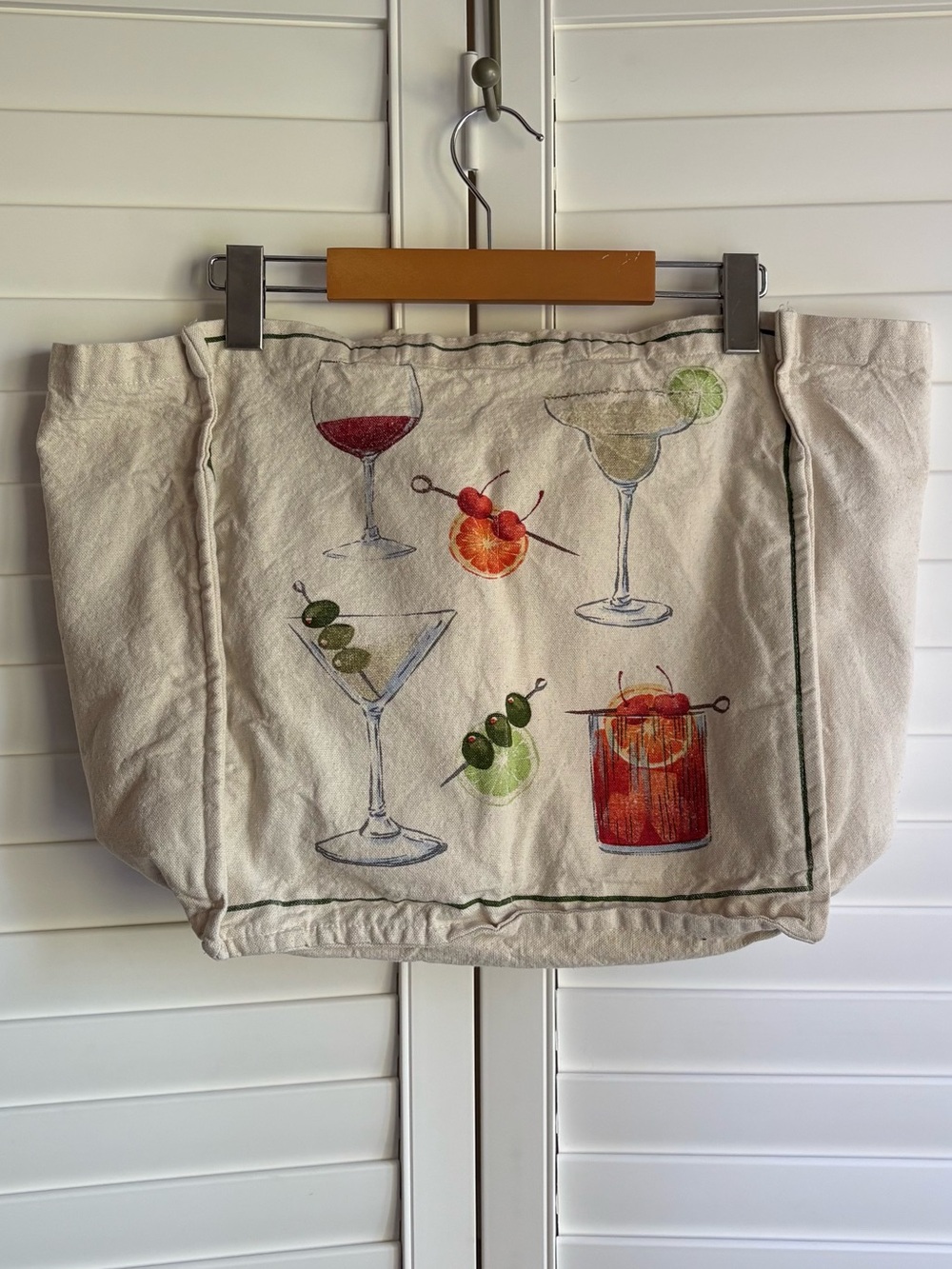 Cotton canvas bag, wine tote
